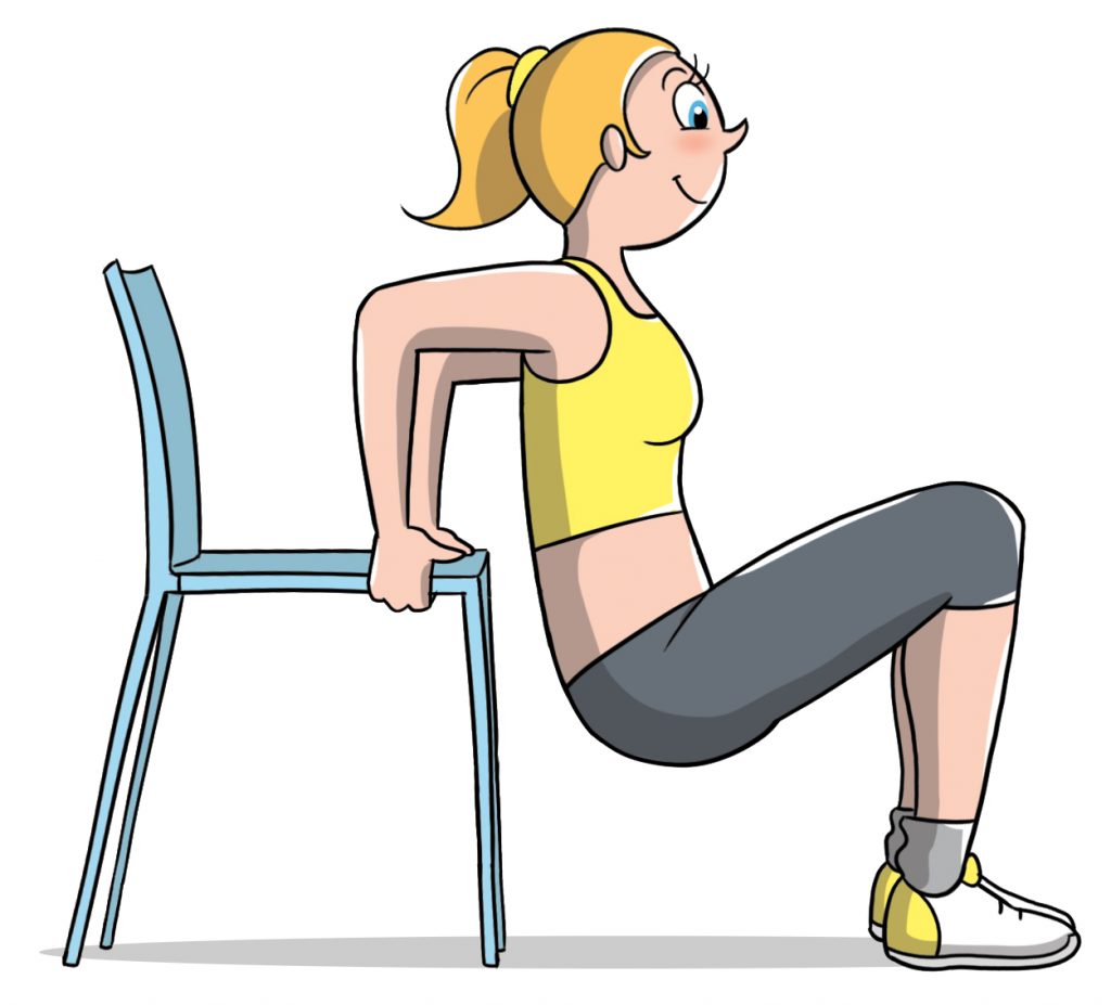 allenamento a corpo libero per i tricipiti