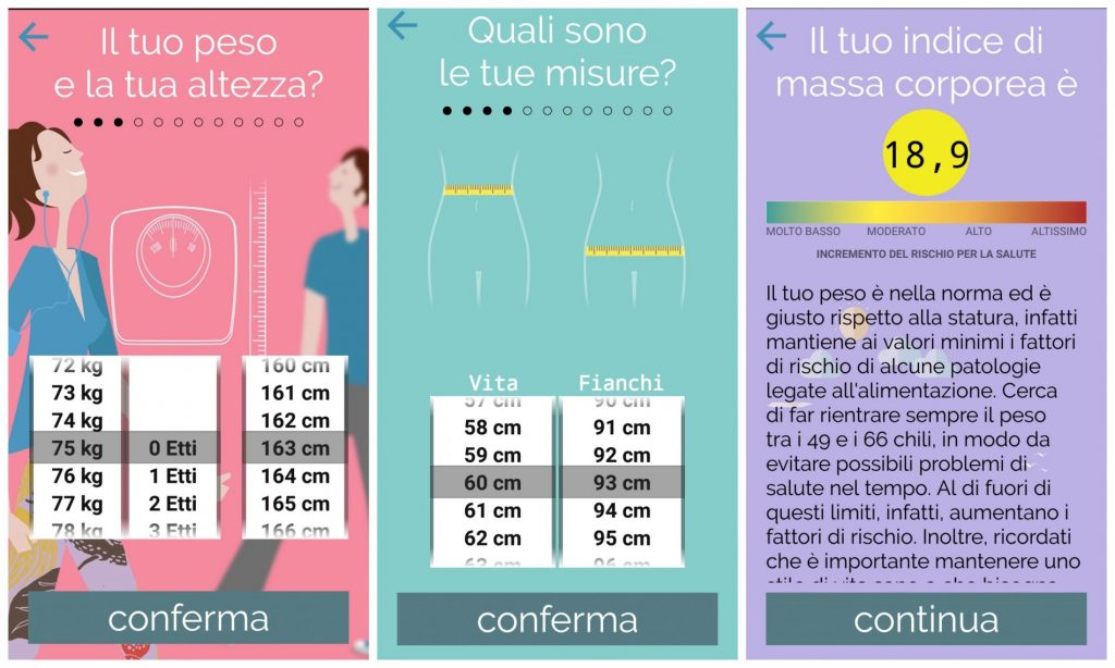 app melarossa, step 2