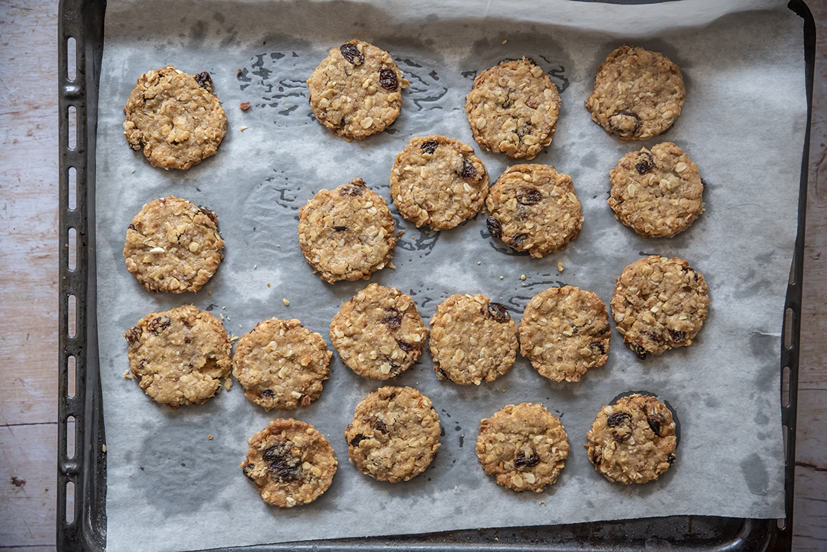 ricetta biscotti con fiocchi di avena