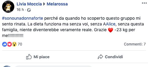 sono una donna forte, gli auguri per la festa delle donne dal gruppo Facebook di Melaossa