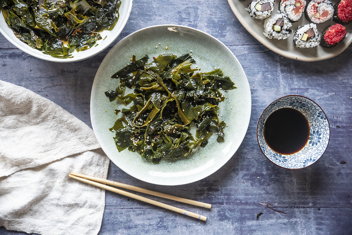 Insalata di alghe wakame