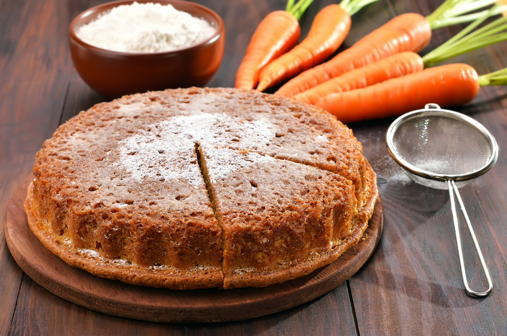 ricette con le vitamine B: torta di carote e mandorle