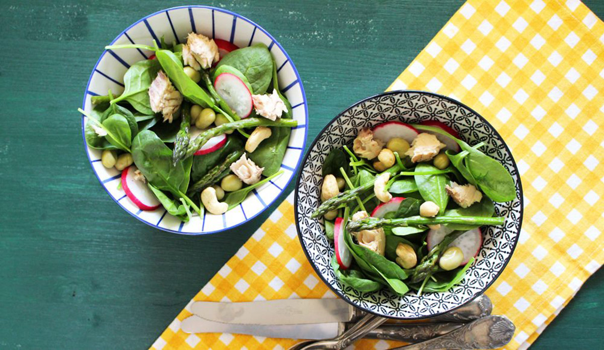 ricette con le vitamine del gruppo B: insalata di spinaci