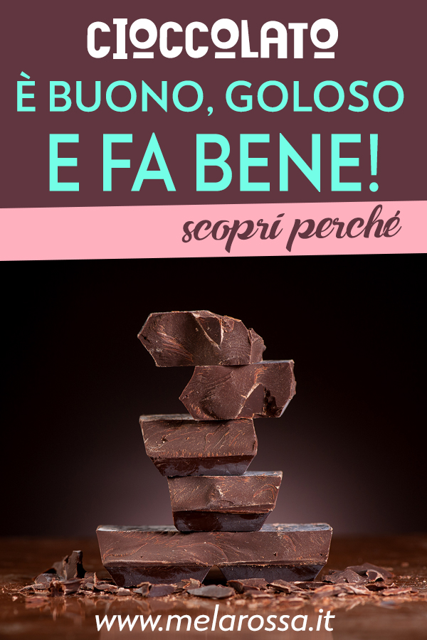 il cioccolato è un alimento che ti permette di fare il pieno di benefici per il tuo corpo e la tua mente: ecco quali sono le sue proprietà e i migliori usi in cucina. - Melarossa #dietamelarossa #cioccolato #benefici