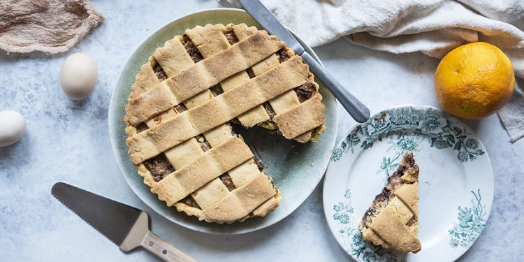 Crostata ricotta e cioccolata