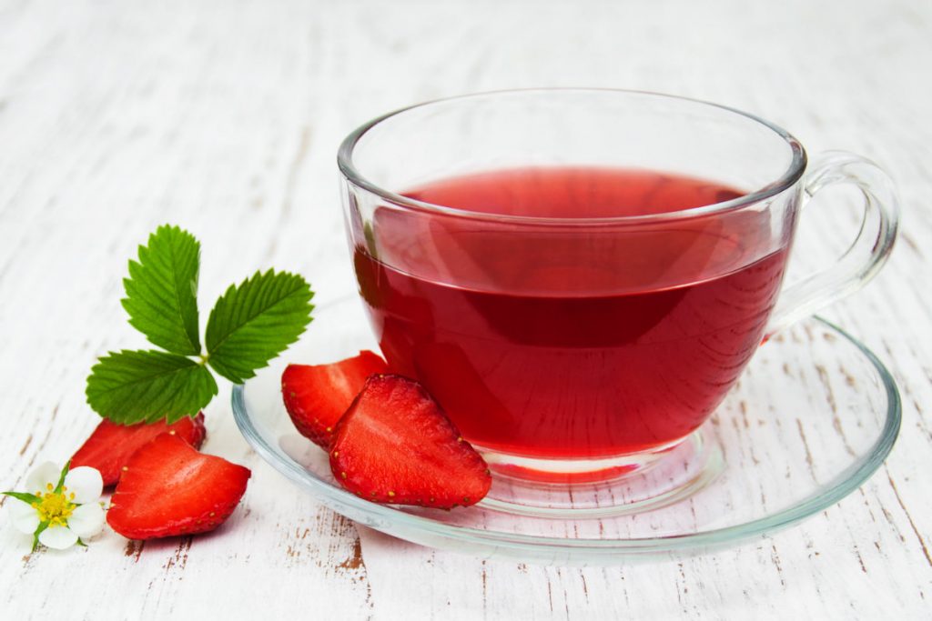 fragole, la tisana