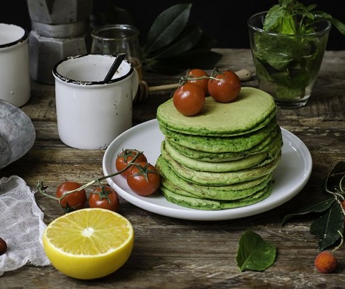 Pancake agli spinaci