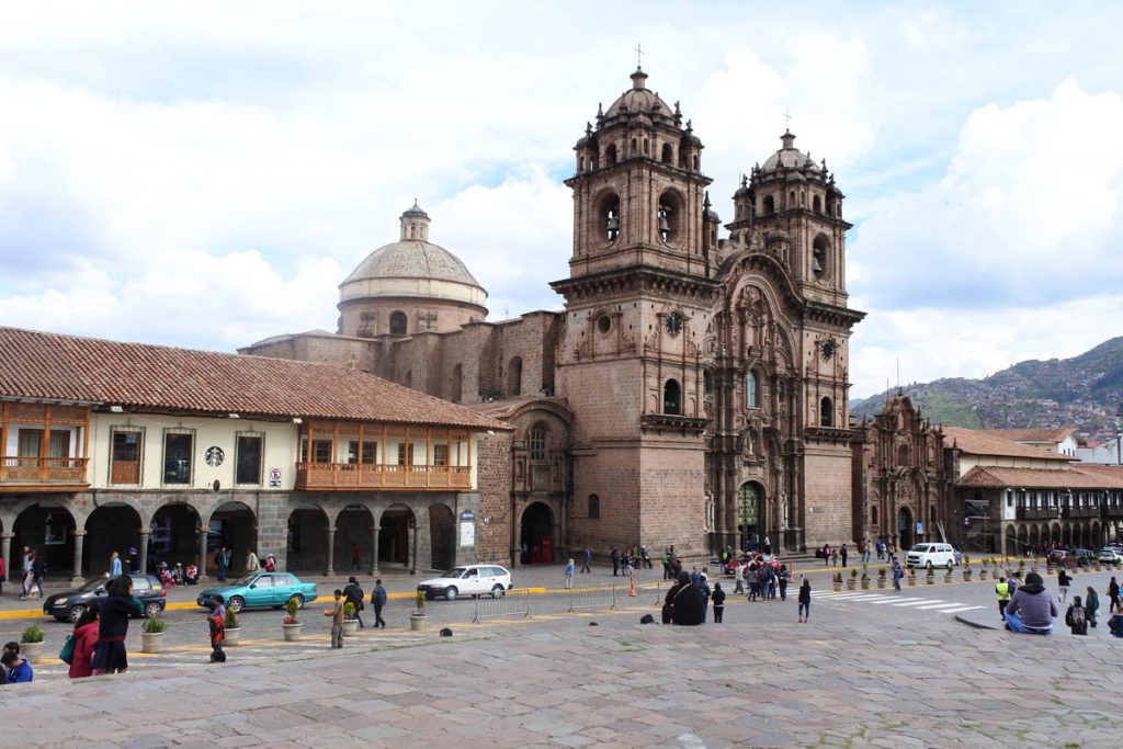 perù cuzco chiesa della compagnia di gesù