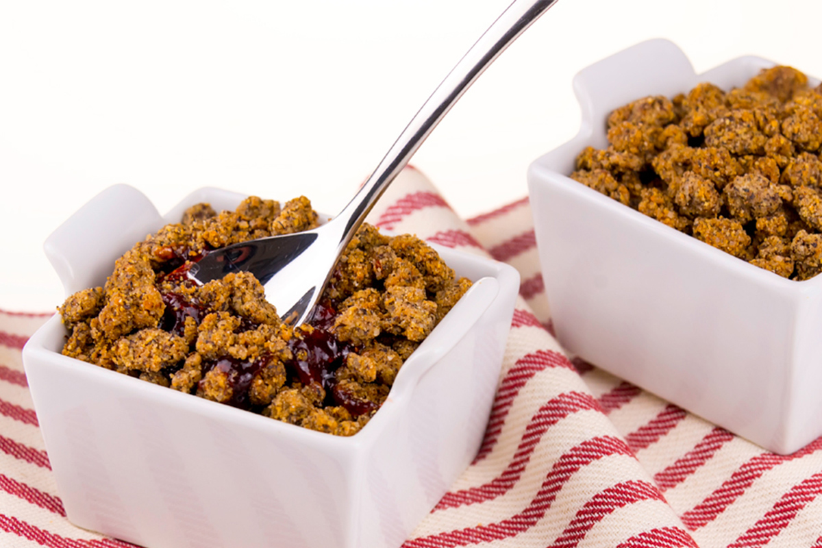 Ricette con le fragole: crumble di fragole senza glutine