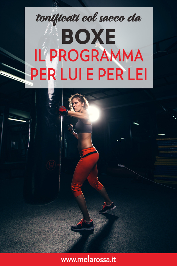 sacco da boxe allenamento