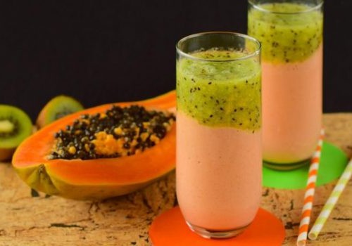 smoothie kiwi papaya