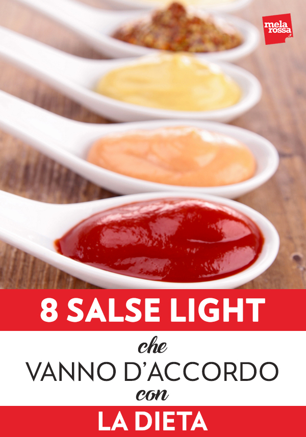 Le salse light sono in grado di trasformare anche il piatto più semplice in una vera delizia donandogli quel pizzico di sapore in più. Basta pensare al gusto che un cucchiaio di maionese aggiunge alla carne, al pesce o alle verdure. Anche se non sono identiche alla versione originale, le salse light sono gustose e invitanti. Melarossa.it #dietamelarossa