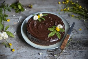 Torta Sacher light senza burro