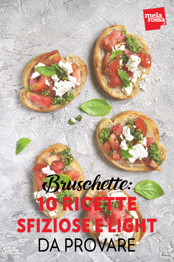 Le bruschette sono il finger food più conosciuto e amato nel nostro paese. Provengono, infatti, dalla nostra tradizione contadina. Nate in Campania come spuntino dei raccoglitori di pomodori che durante le pause abbrustolivano il pane e lo condivano con i pomodori appena raccolti, si sono tramandate nei secoli fino a noi. Fettunte, panunte, fedde, ruscie: ogni regione ha dato il suo nome alla bruschette, ma alla fine il protagonista indiscusso è il pane abbrustolito. Melarossa.it #dietamelarossa