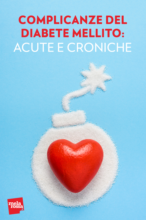 Le complicanze del diabete sono uno dei maggiori rischi per chi soffre di questa patologia. Il diabete mellito è una malattia metabolica cronica, caratterizzata da un’eccessiva quantità di zucchero (iperglicemia) nel sangue e da una ridotta sensibilità delle cellule all’azione dell’insulina, ormone prodotto dal pancreas e necessario per l’utilizzo dello zucchero presente nel sangue. Melarossa.it #dietamelarossa