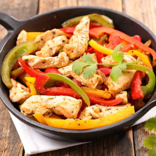 coniglio con peperoni