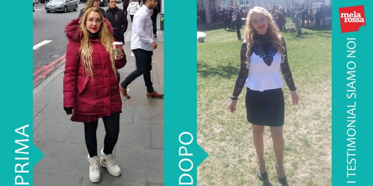 Dieta Melarossa: Valentina ha perso 15 chili.