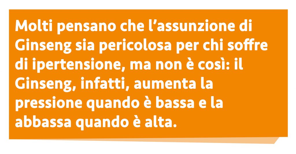 ginseng benefici pressione