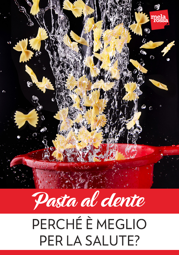 Meglio la pasta al dente o ben cotta? E’ ormai conoscenza comune che la pasta al dente sia molto più digeribile della pasta molto cotta, ma la cottura più breve della pasta determina anche un minor impatto sull’indice glicemico: perchè? Melarossa.it #dietamelarossa