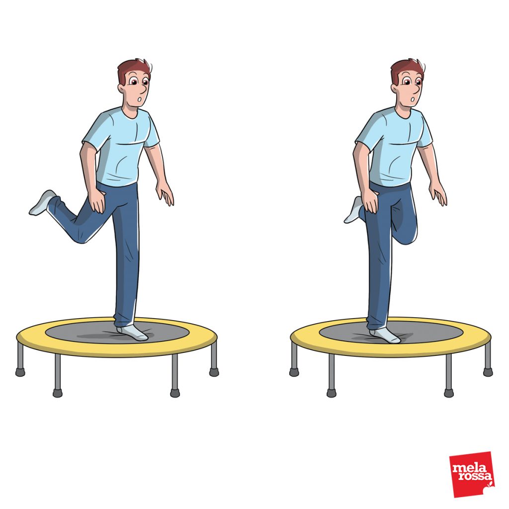 rebounding: esercizi da fare a casa col tappeto elastico