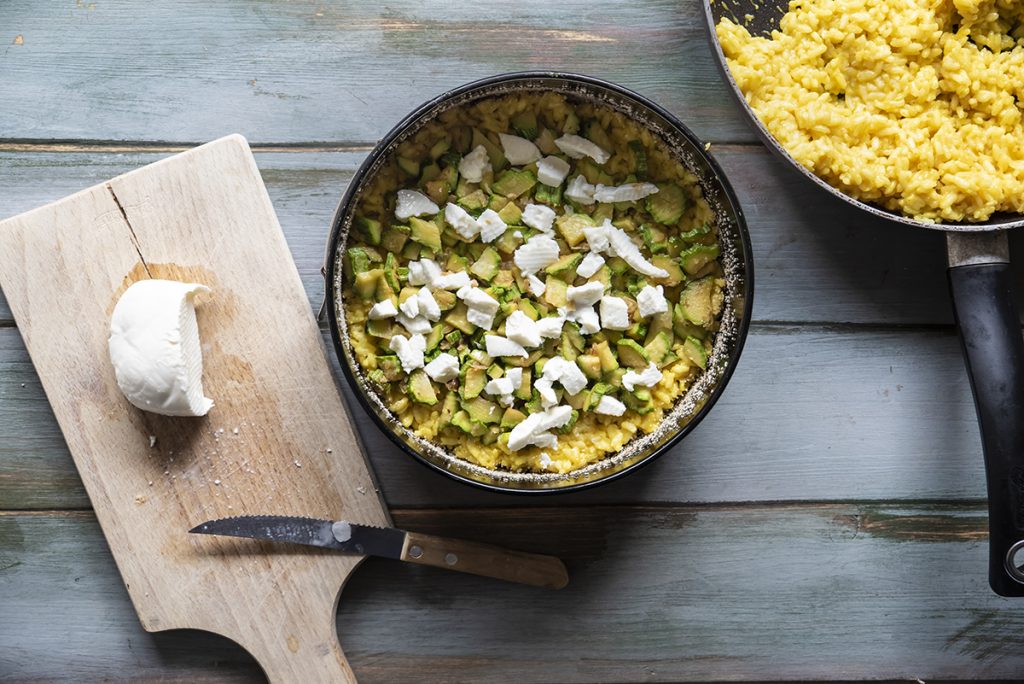 torta di riso gratinata zucchine