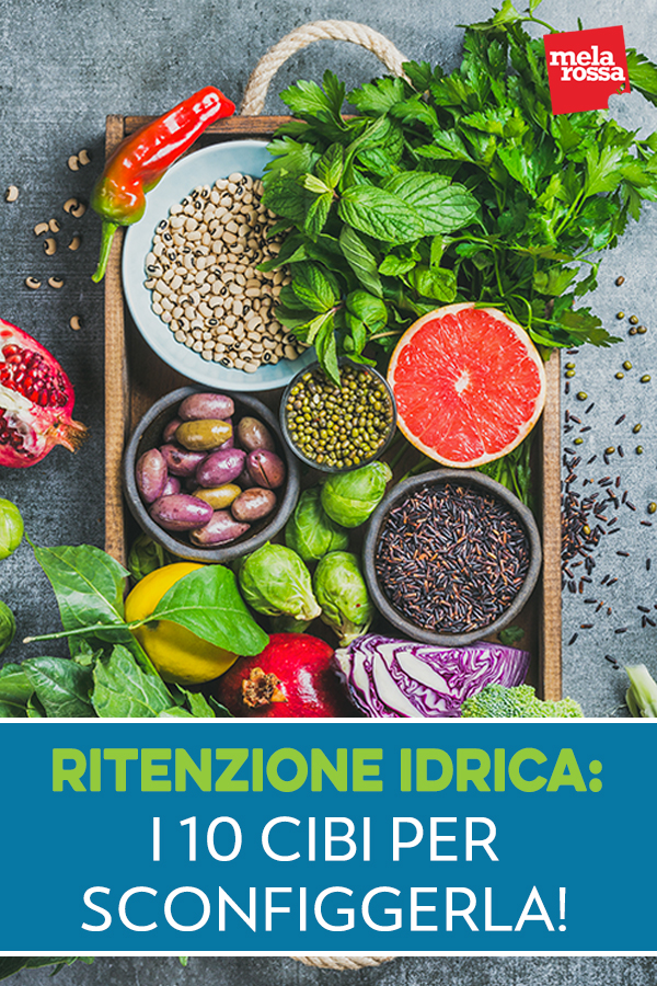 ritenzione idrica: cibi
