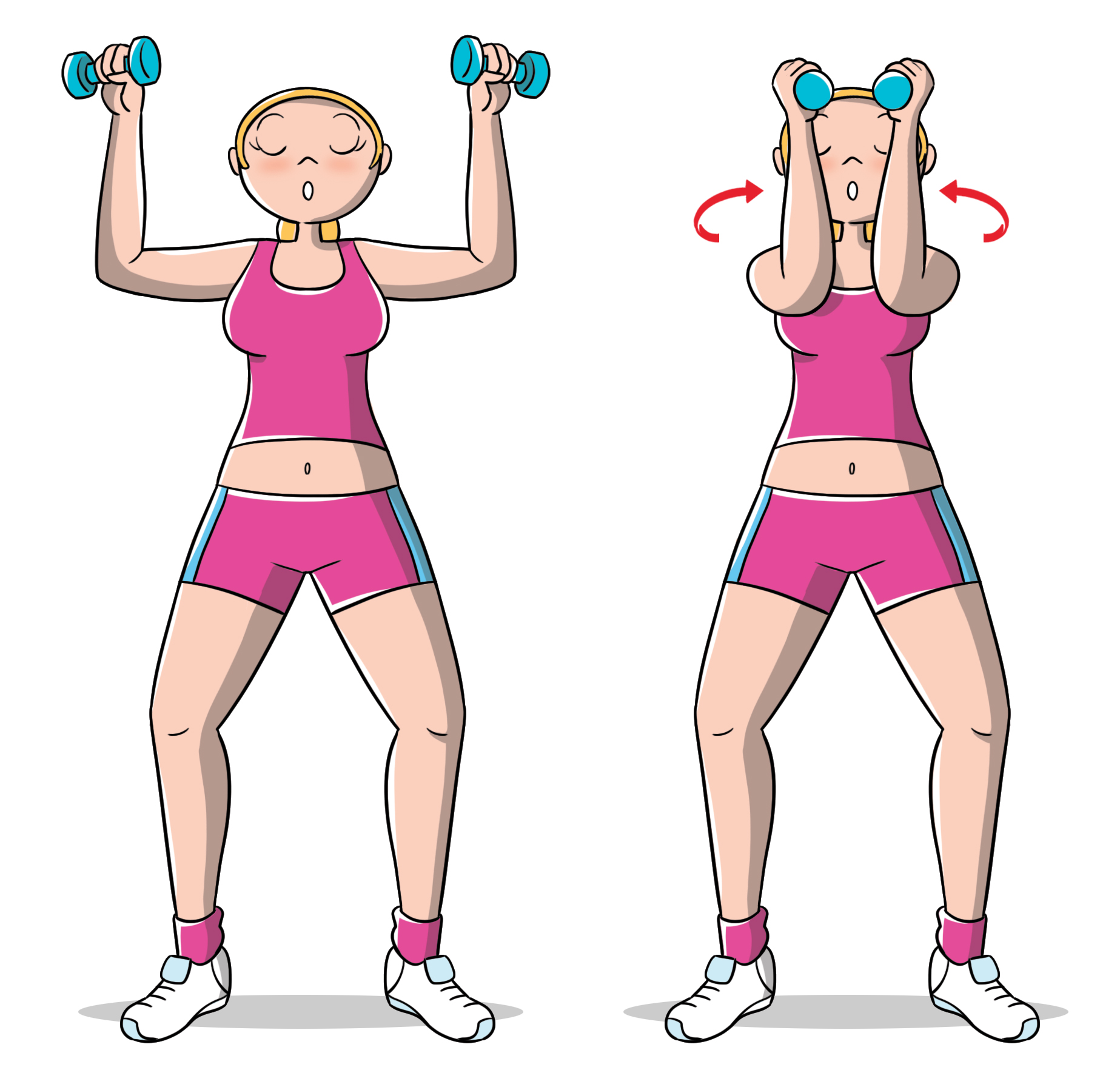 esercizi per le braccia: chest press