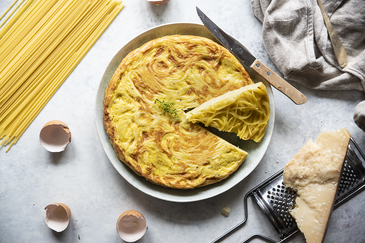 ricette con uova frittata di spaghetti