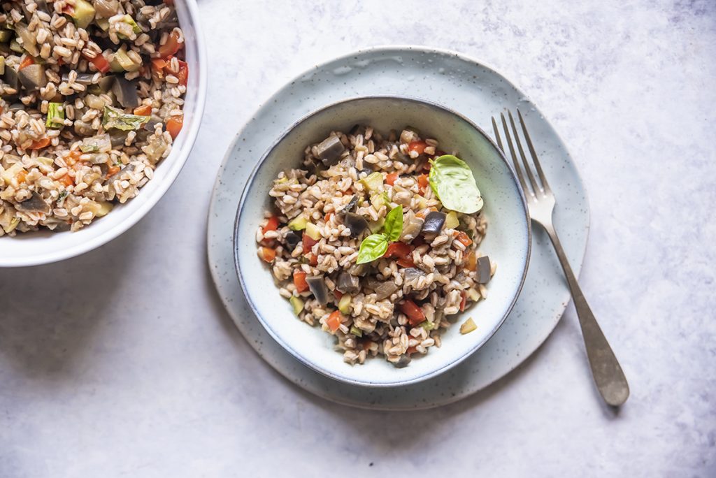 insalata di farro al basilico
