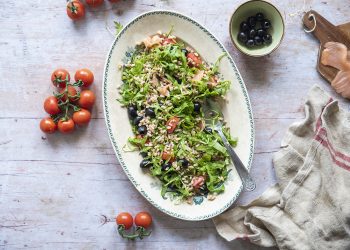 Insalata di farro con salmone