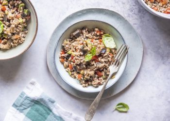 Insalata di farro e verdure