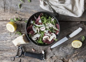 insalata di funghi e bresaola