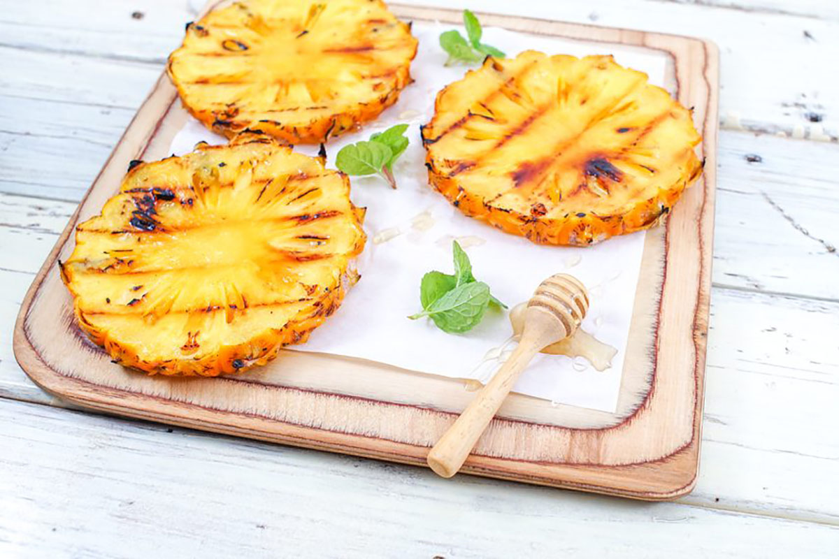 ricette con ananas: ananas grigliato