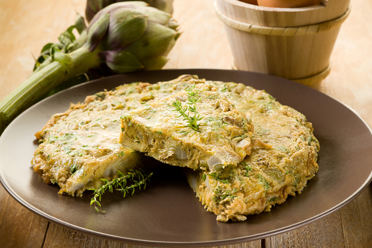 ricette con uova frittata di carciofi