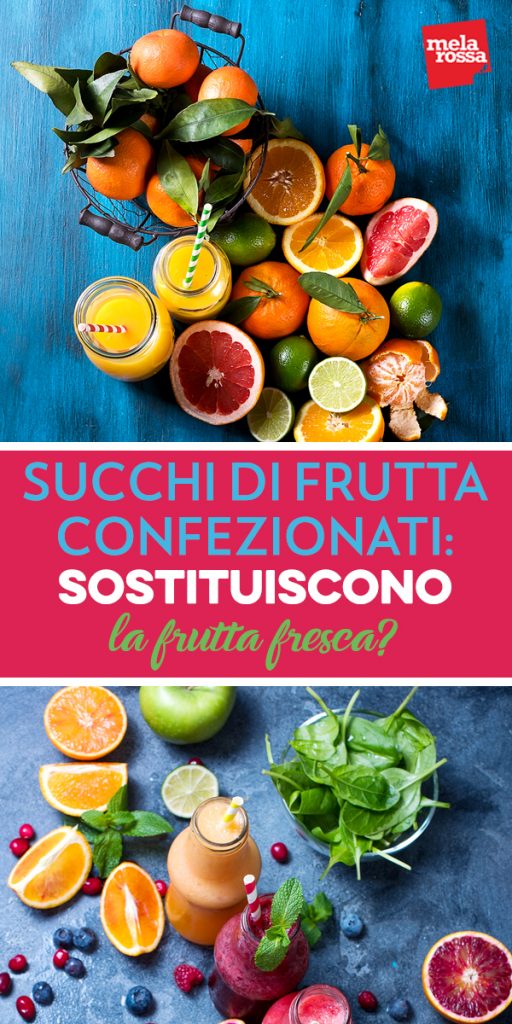 succhi di frutta confezionati: sostituiscono la frutta fresca?