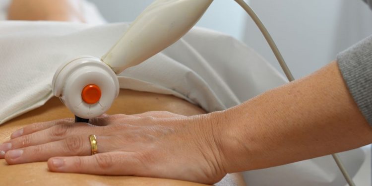 tecarterapia: esempio di una seduta