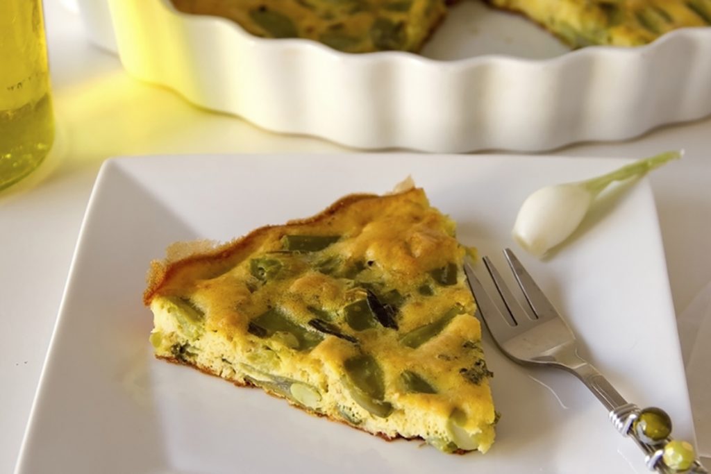ricette con uova torta di fagiolini con patate e uova