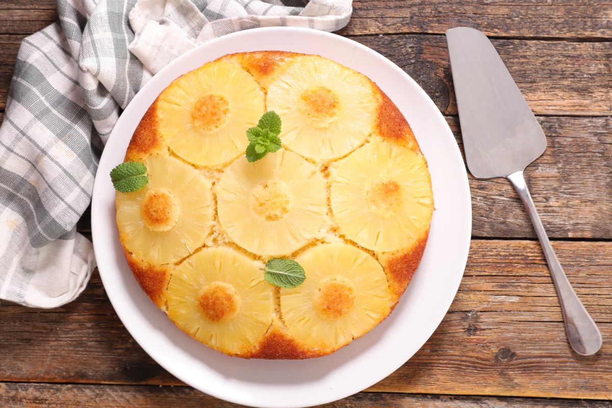 Torta rovesciata all'ananas: la ricetta