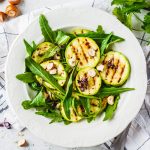 zucchine grigliate rucola