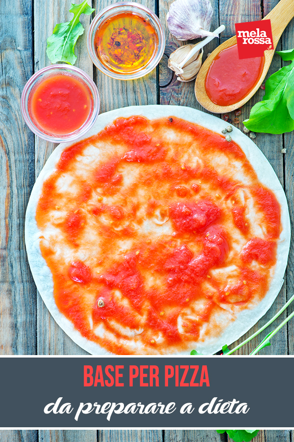 base per pizza da preparare a dieta