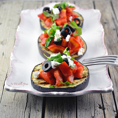 bruschette di melanzana