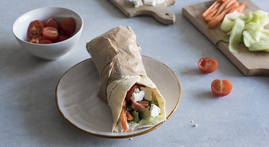 dieta anti-afa: piadina alla greca 