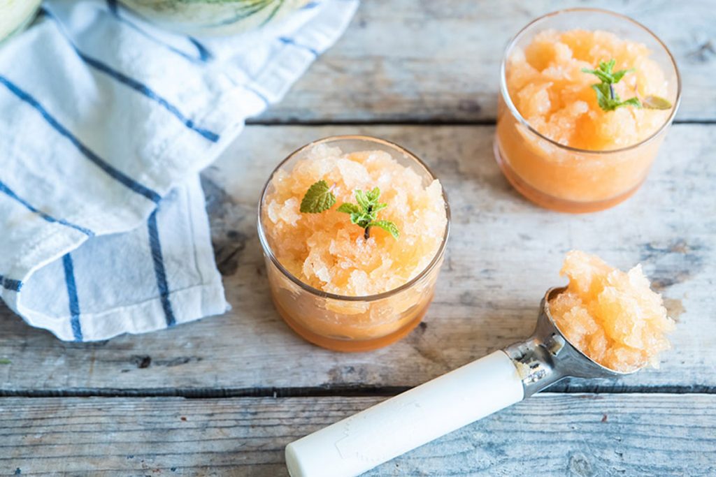 dolci estivi granita al melone