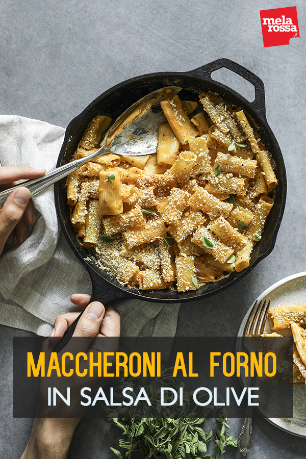 maccheroni al forno salsa olive