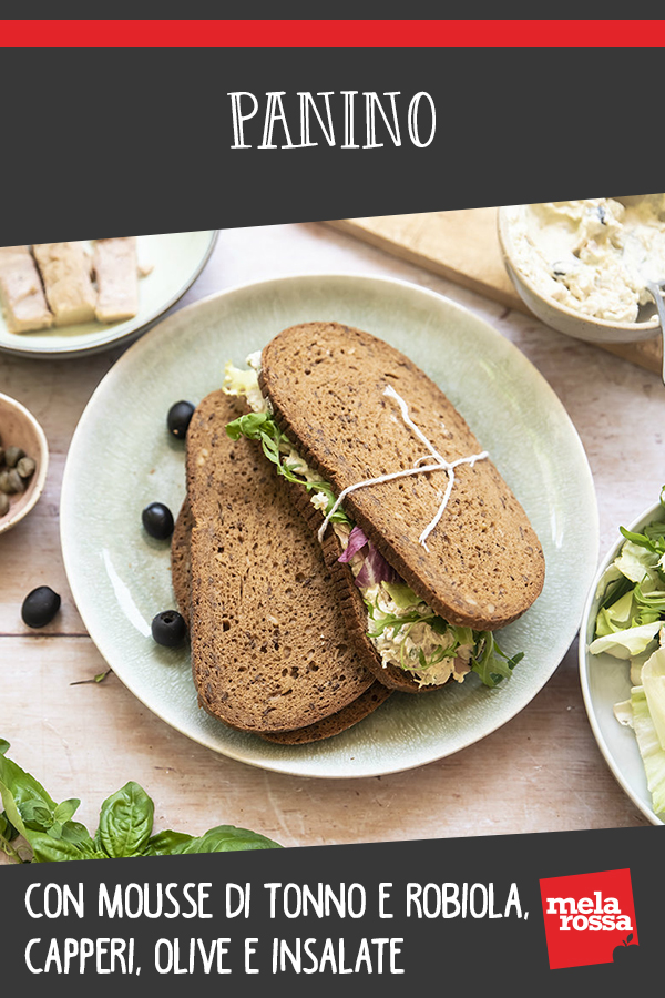 panino con mousse di tonno e robiola