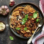 pasta alla norma con pomodori e tofu