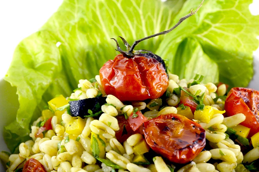 ricette con kamut insalata di kamut con pomodorini confit