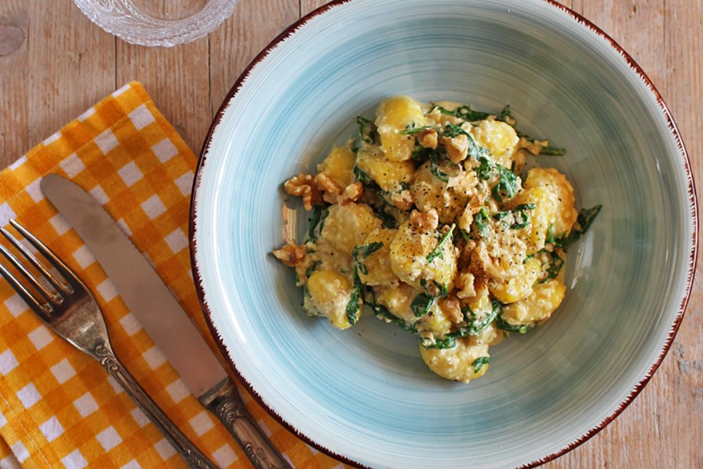 ricette con miglio gnocchi di miglio al pesto leggero di noci