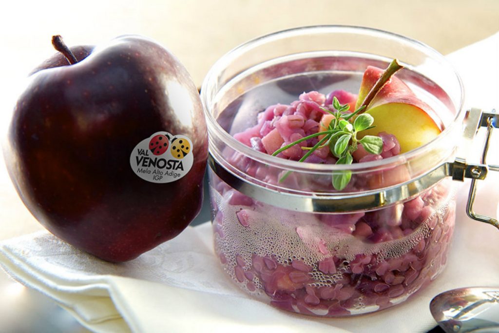 ricette con orzo, orzotto con cavolo rosso
