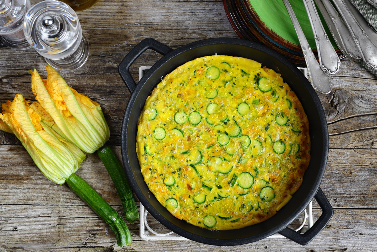 Ricette con uova: frittata zucchine